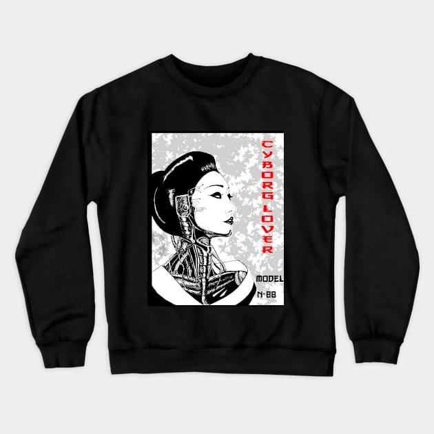 cyberpunk geisha Crewneck Sweatshirt by kohtart